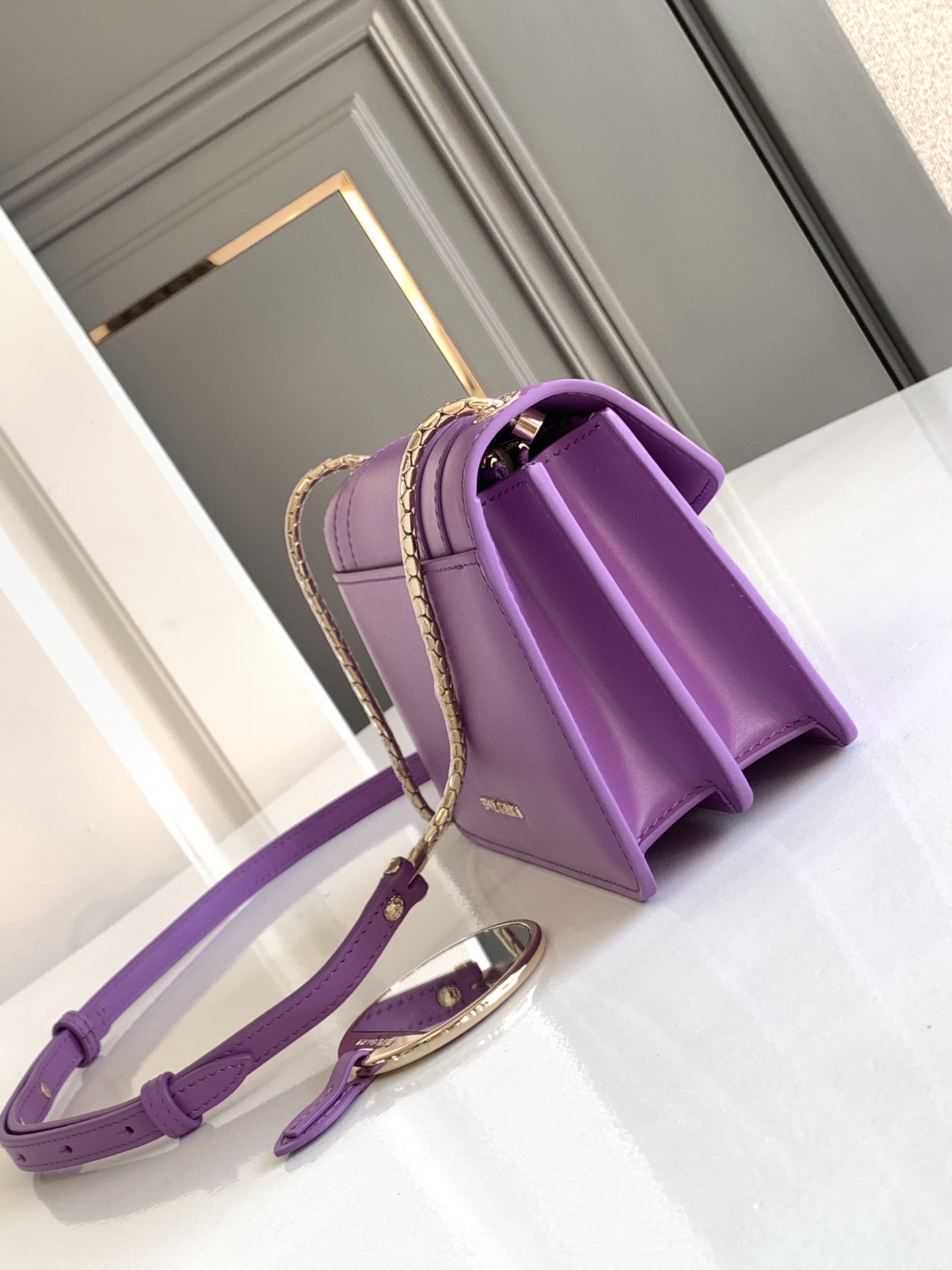 Bvlgari Serpenti Forever Crossbody Bag Purple